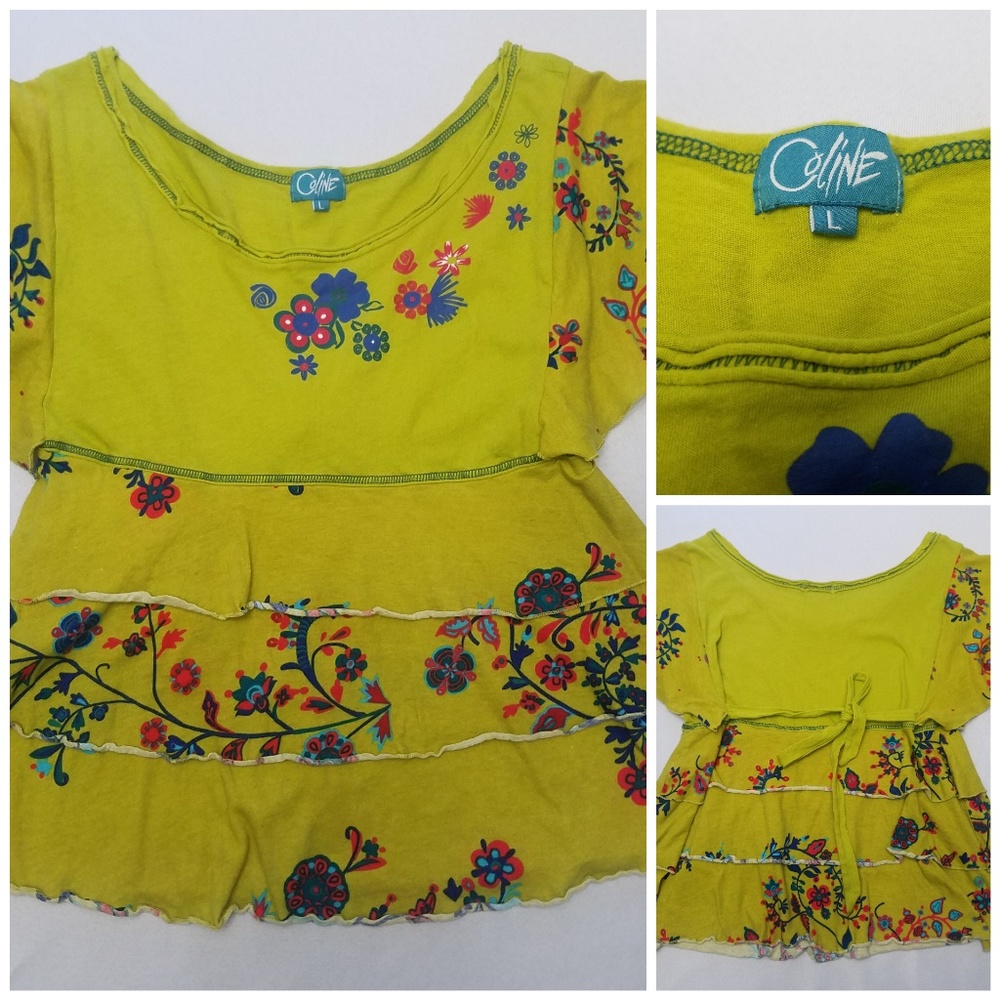 Coline Butterfly Sleeve Blouse Size L